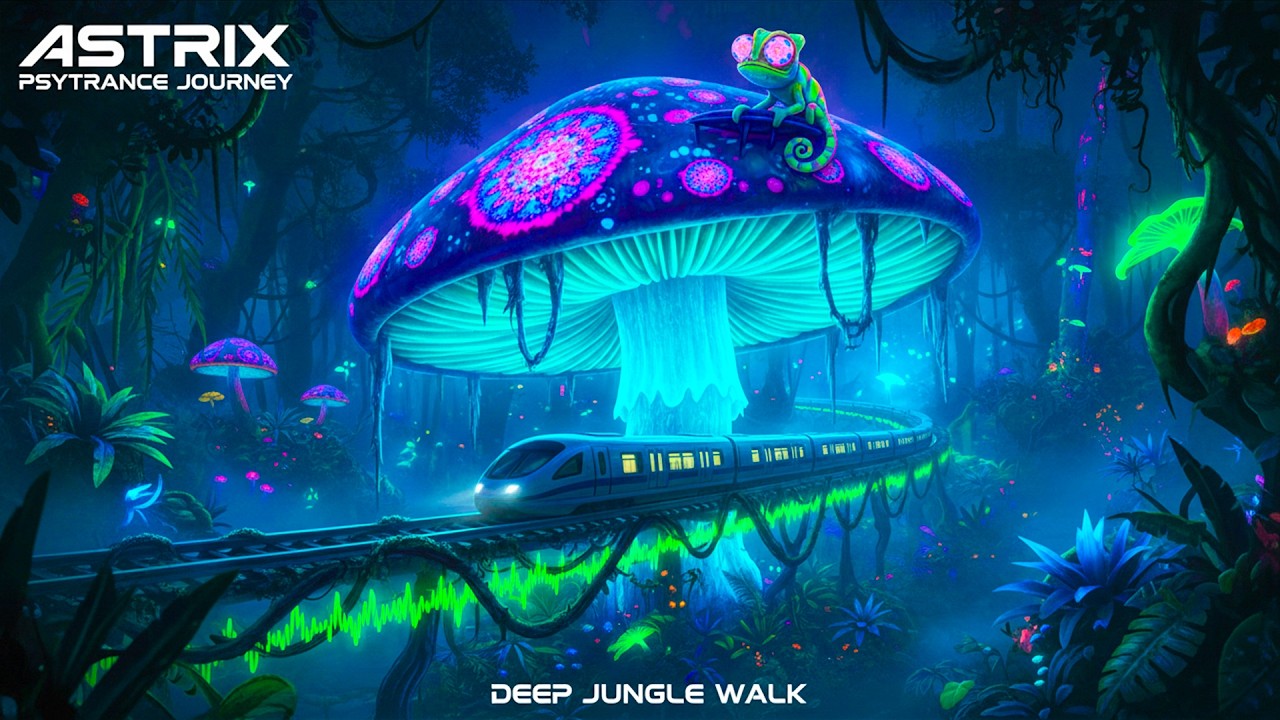 Astrix - Deep Jungle Walk (2026 Edit) 🌀 Psytrance Journey: Glowing Forest [Hommega Productions]
