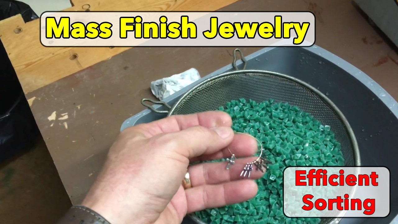 Jewelry Tumbling & Sorting: Efficient Mass Finishing for Sparkle!