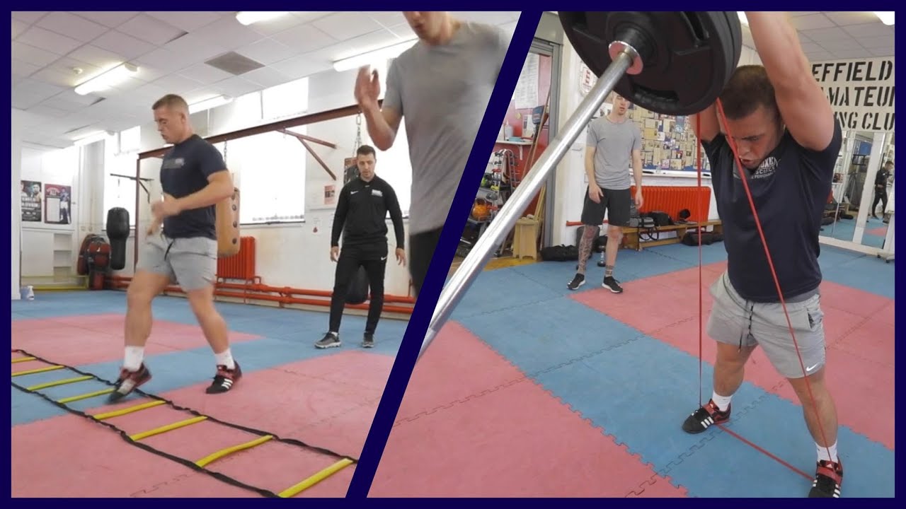Boxing Strength and Conditioning Workout to Improve Footwork, Speed and Core Strength