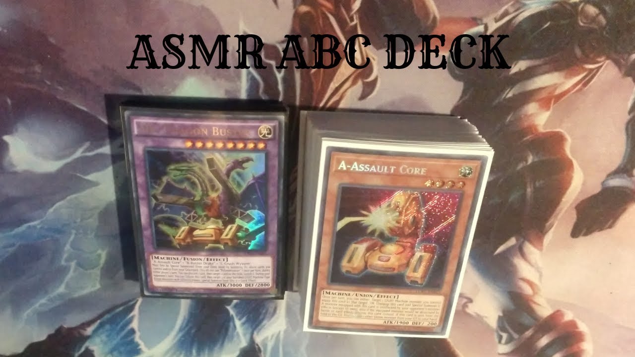 ASMR Yu-Gi-Oh!- ABC Deck Profile (Whispering) (Card Sounds)