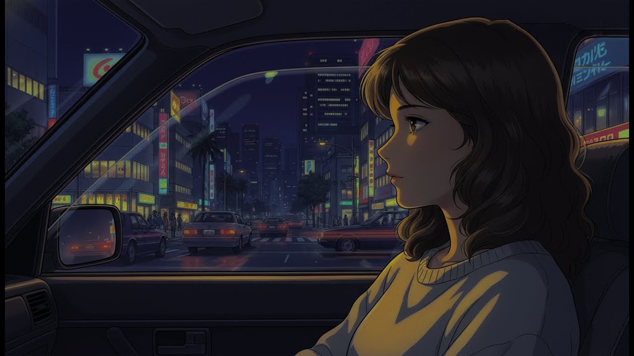 Calm Night City Pop BGM for Working and Studying