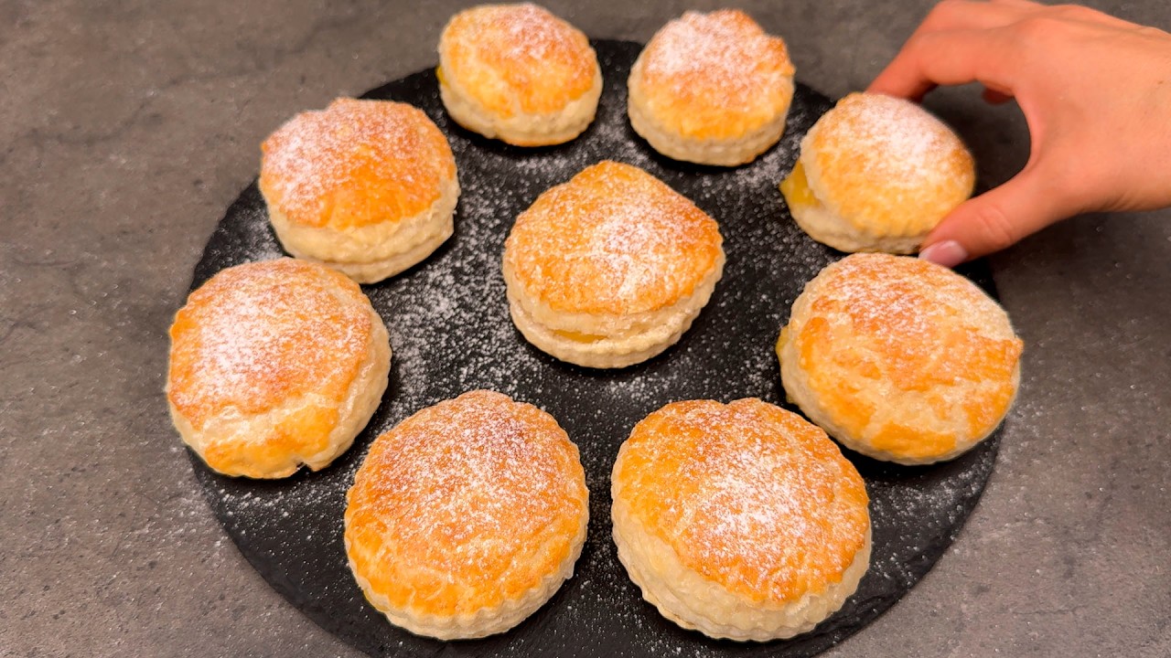 Hast du Blätterteig da? Niemand wird glauben, wie einfach dieser Trick ist! Blitzschnelle Donuts!