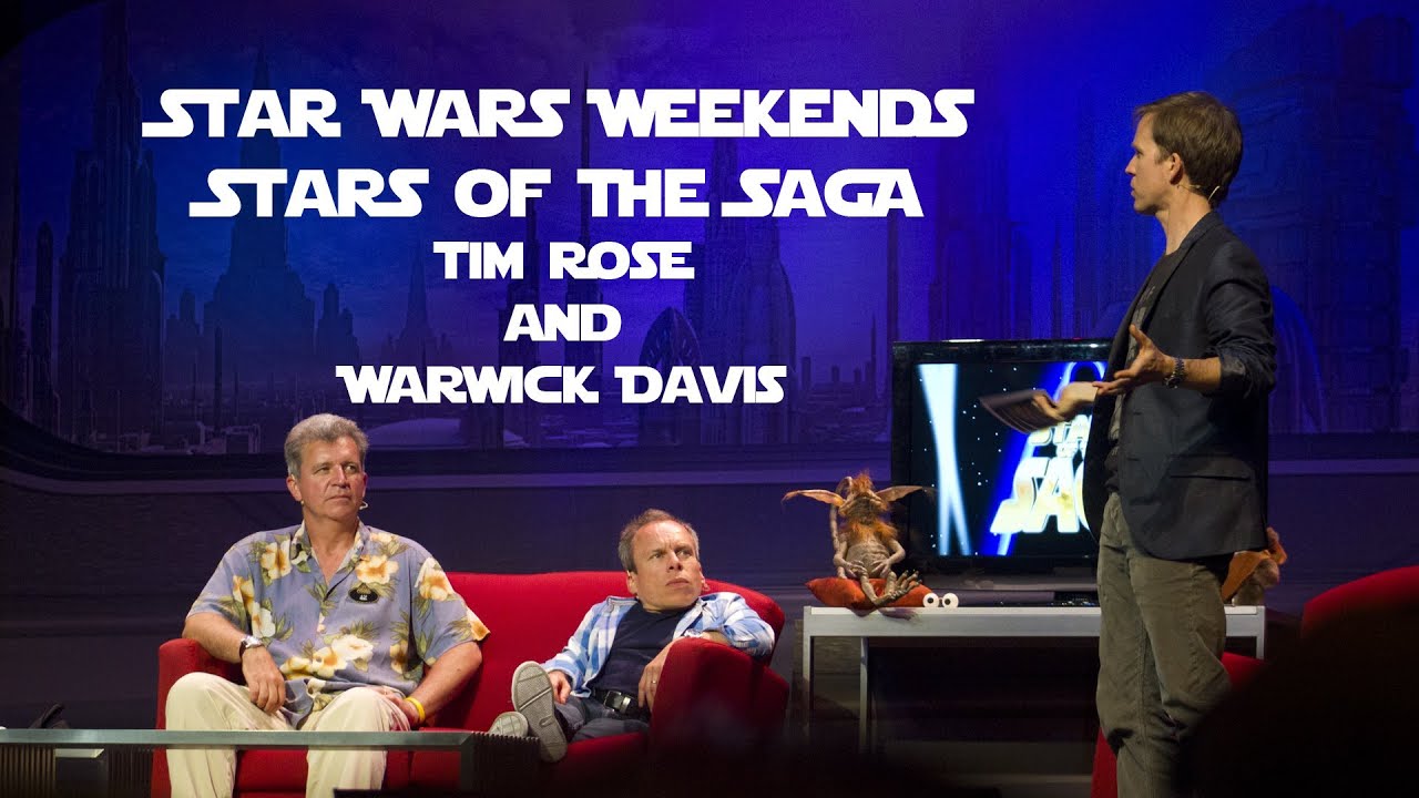 Star Wars Weekends 2013 - Stars Of The Saga - Tim Rose & Warwick Davis with Thomas F. Wilson