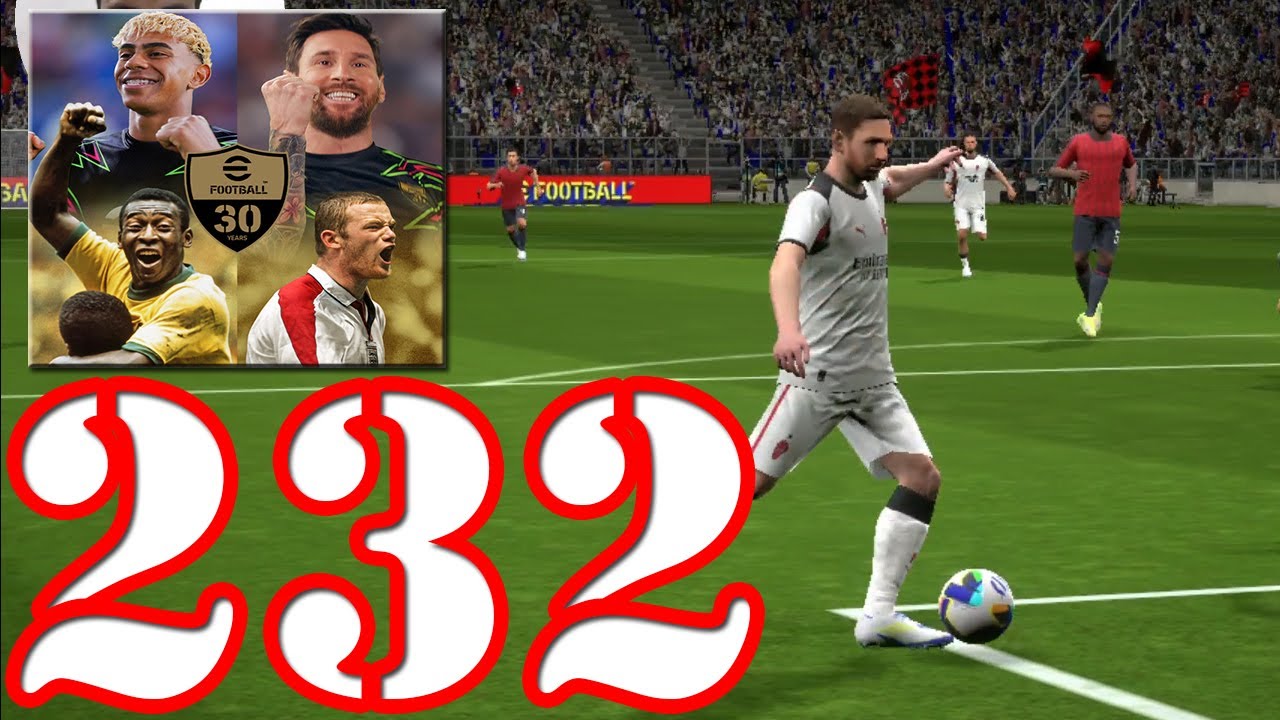 eFootball AC Milan vs Genova RB Gameplay - Episode 232 (iOS, Android)