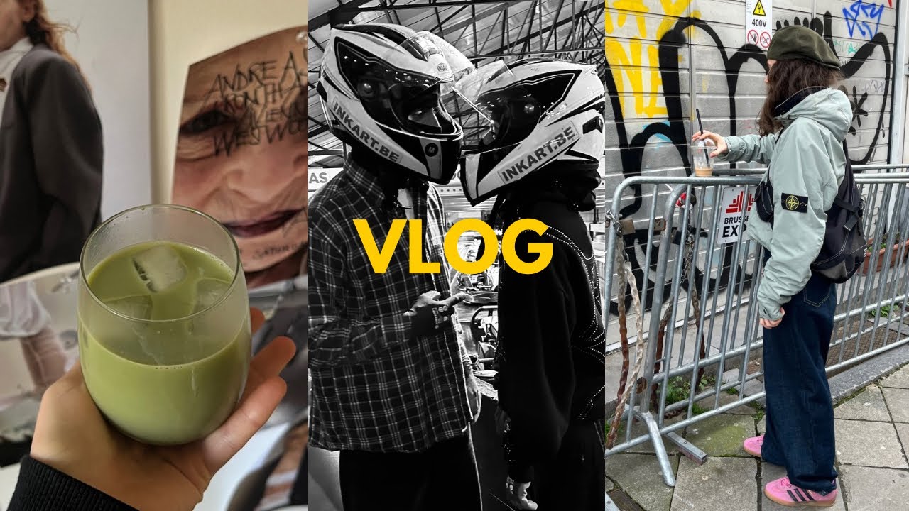 VLOG #4 Картинг, Брюссельські будні, вінтажний маркет та спорт.
