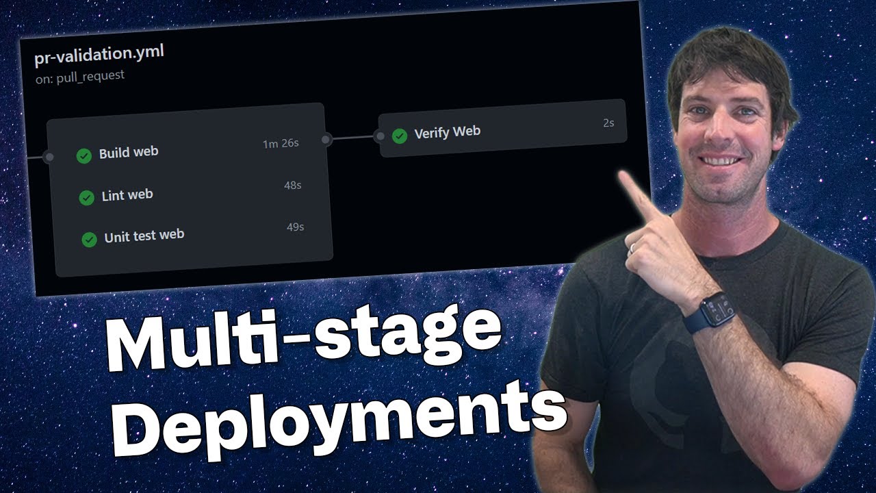 Multi-stage deployments in GitHub Actions