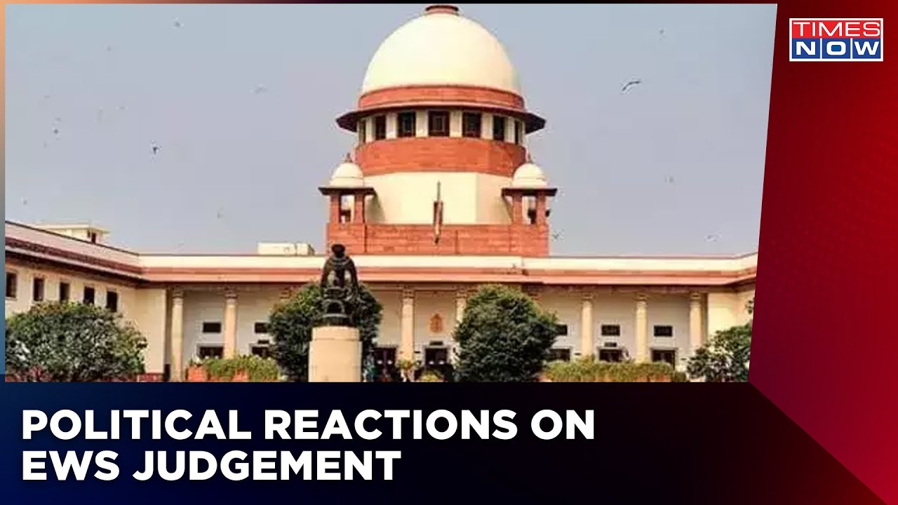 EWS Quota Judgement | Politics Over 'EWS' Verdict As Opposition Slams Govt | English News