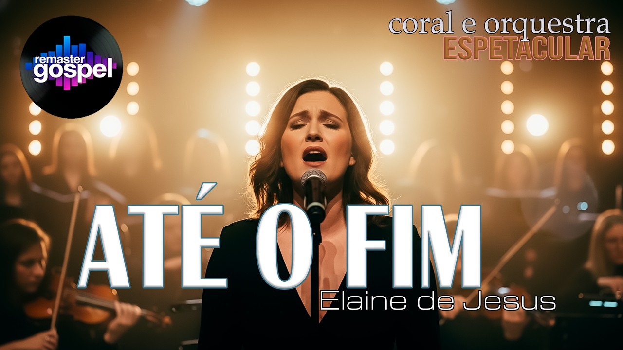 ATÉ O FIM de ELAINE DE JESUS numa versão ESPETACULAR com ORQUESTRA E CORAL