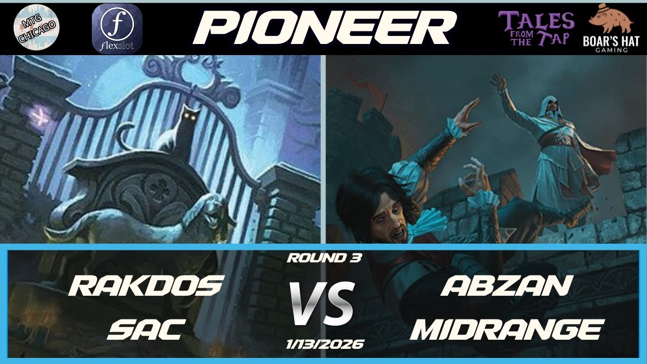 Ракдос Сач против Абзан Мидрейндж [MTG Pioneer, 3-й раунд]