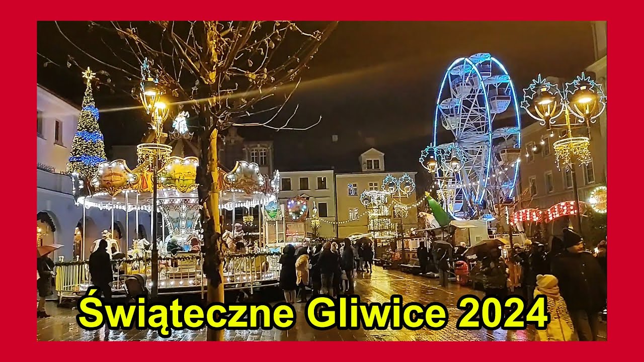 Рождественская ярмарка в Гливице 2024🎄🎁✨🎅