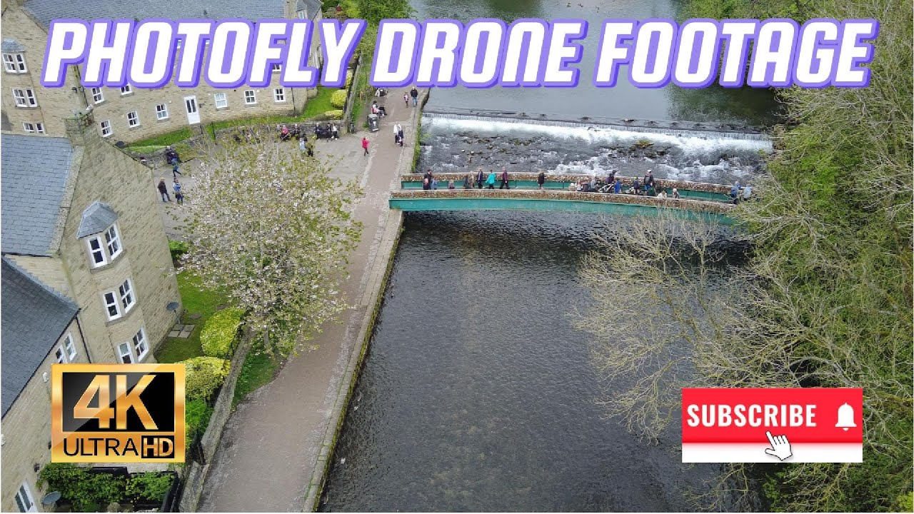 BAKEWELL DERBYSHIRE DRONE FOOTAGE
