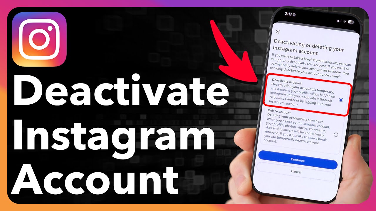 How To Deactivate Instagram Account