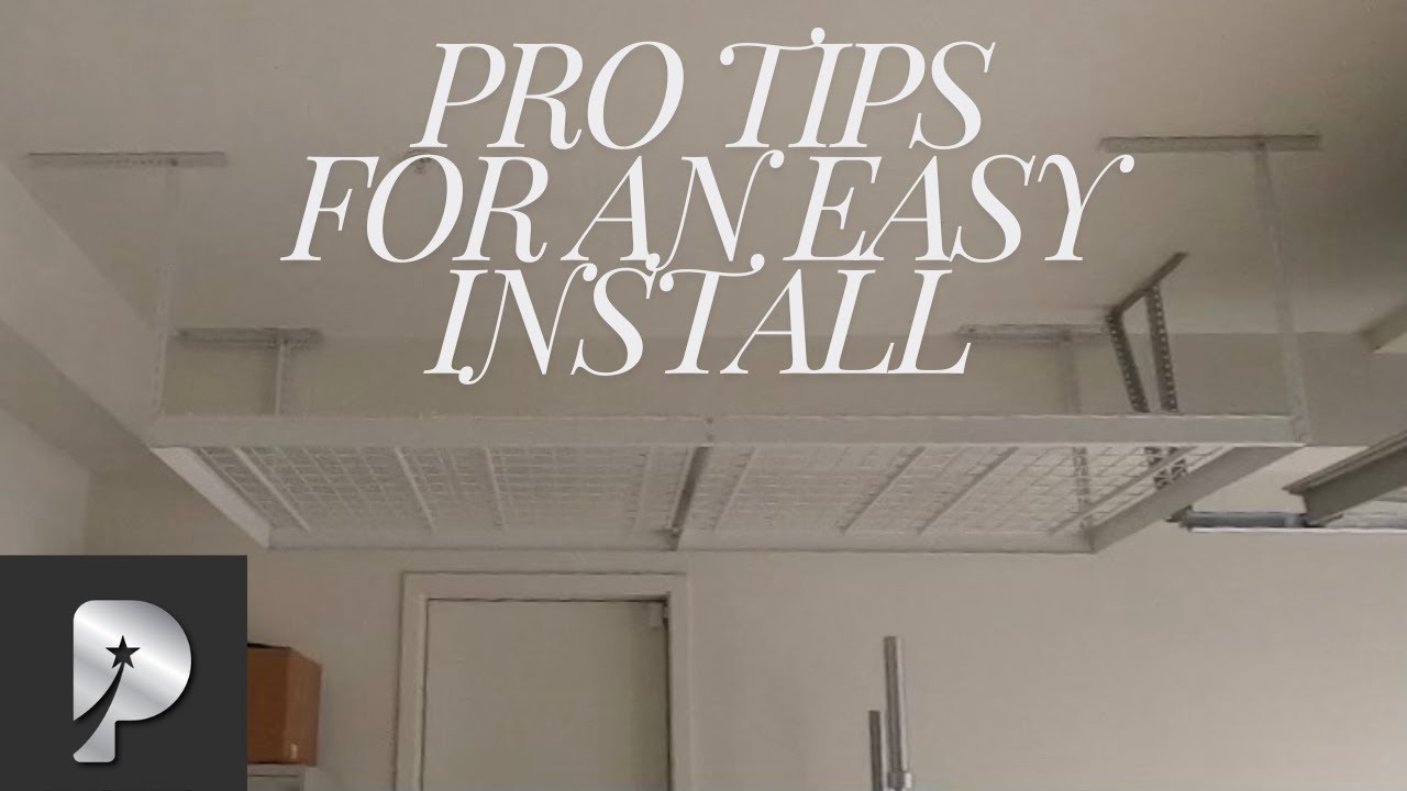 How to Install an Overhead Rack - Garage Storage