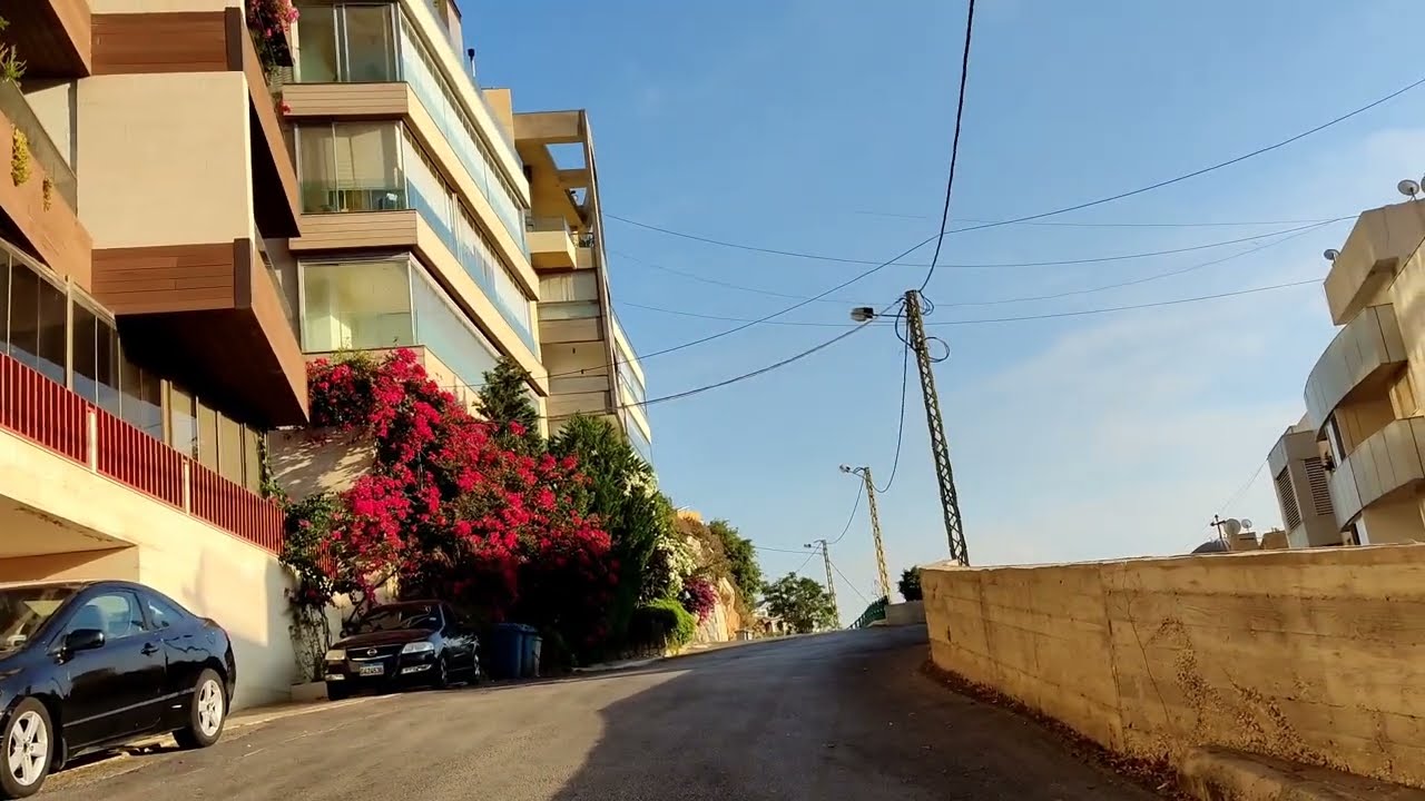 a bicycle 🚲 tour in streets of hazmieh mount Lebanon جولة بالدراجة في الحازمية جبل لبنان
