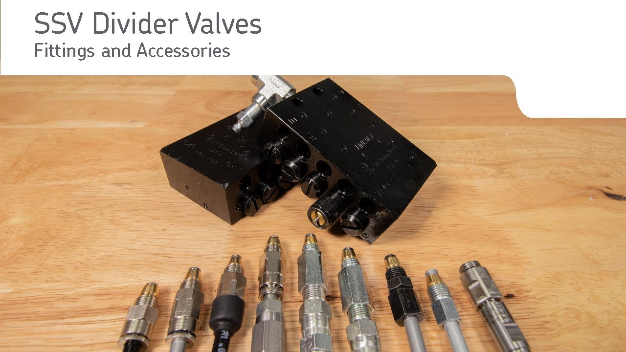 Lincoln SSV Divider Valves - Fittings and Accessories