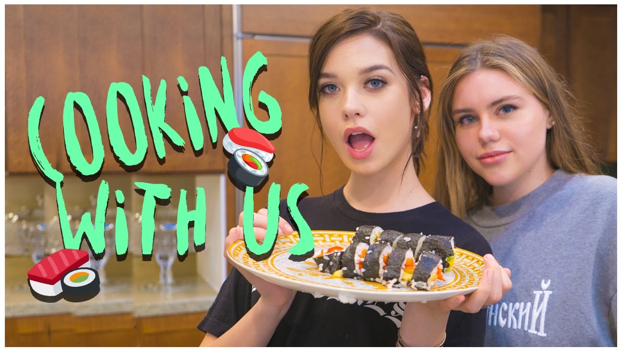 MAKING SUSHI AT HOME!! || COOKING WITH AMANDA
