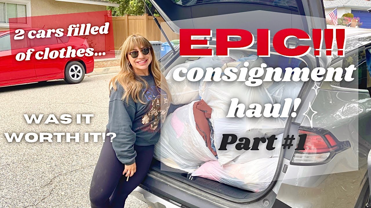 HUGE MID/LUXARY TIER DESIGNER CLOTHING HAUL | My Influencer Consignment Client Did Not Disappoint..