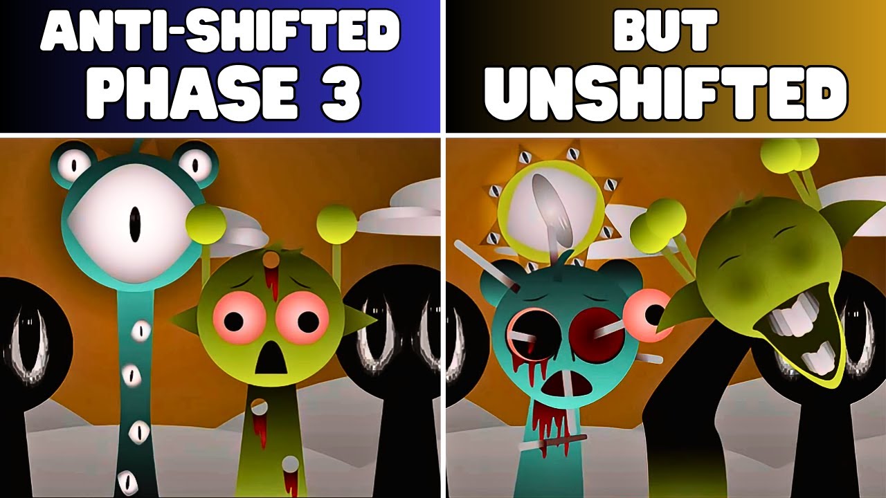 Incredibox Sprunki Anti-Shifted Phase 3 – Original VS Unshifted: Who Did It Better?