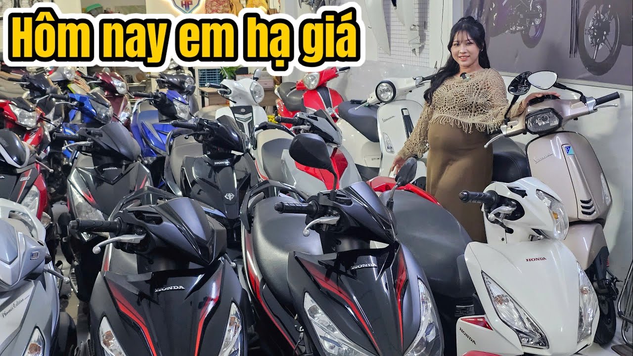 E.Nhung bán Wave S 7tr5 Dream Thái giảm 4tr Vespa Liberty SH Ý hạ giá xả lỗ ở Hiệp Phát có ship