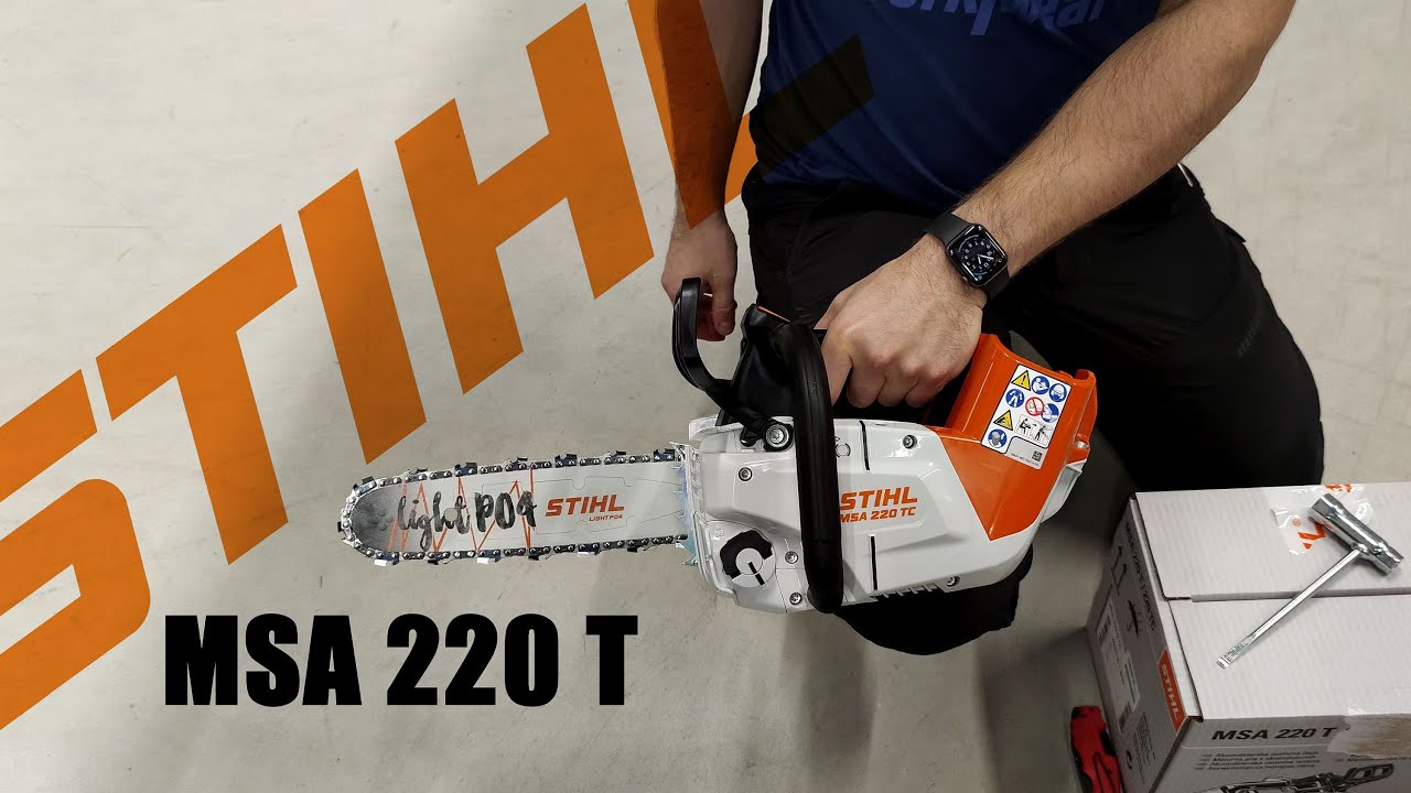 STIHL MSA 220 T Chainsaw - Unboxing