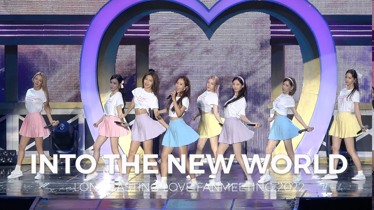 소녀시대 Into The New World 다시 만난 세계 4K 풀캠ㅣ Long Lasting Love Fanmeeting 220903