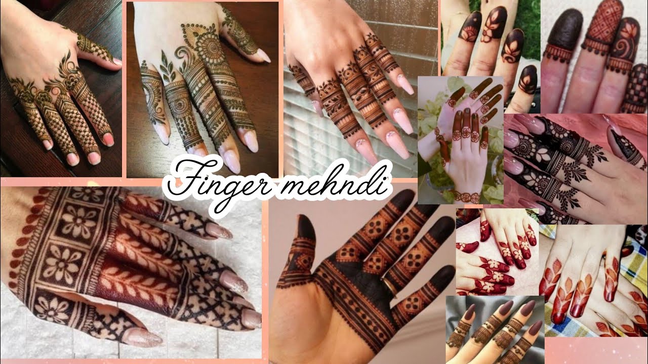 New stylish finger mehndi designs || Beautiful aesthetic finger mehndi designs 