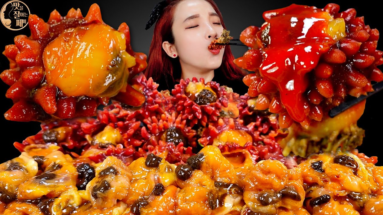 [Mukbang]🌊지금이 제철 통영 깐멍게 & 활멍게 먹방!😋핵존맛탱👍Flower Sea Squirt Special Sea Food SPOON WORM ASMR | 쎄미