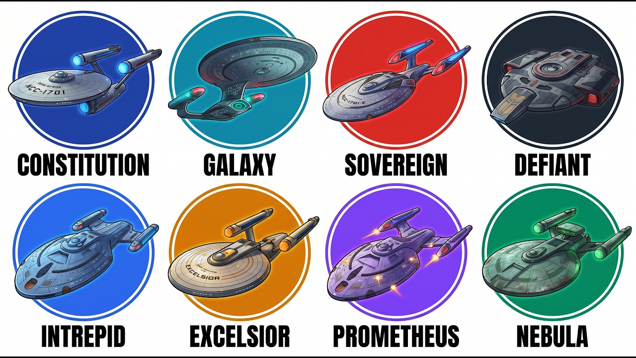 Every LEGENDARY Starship In Star Trek