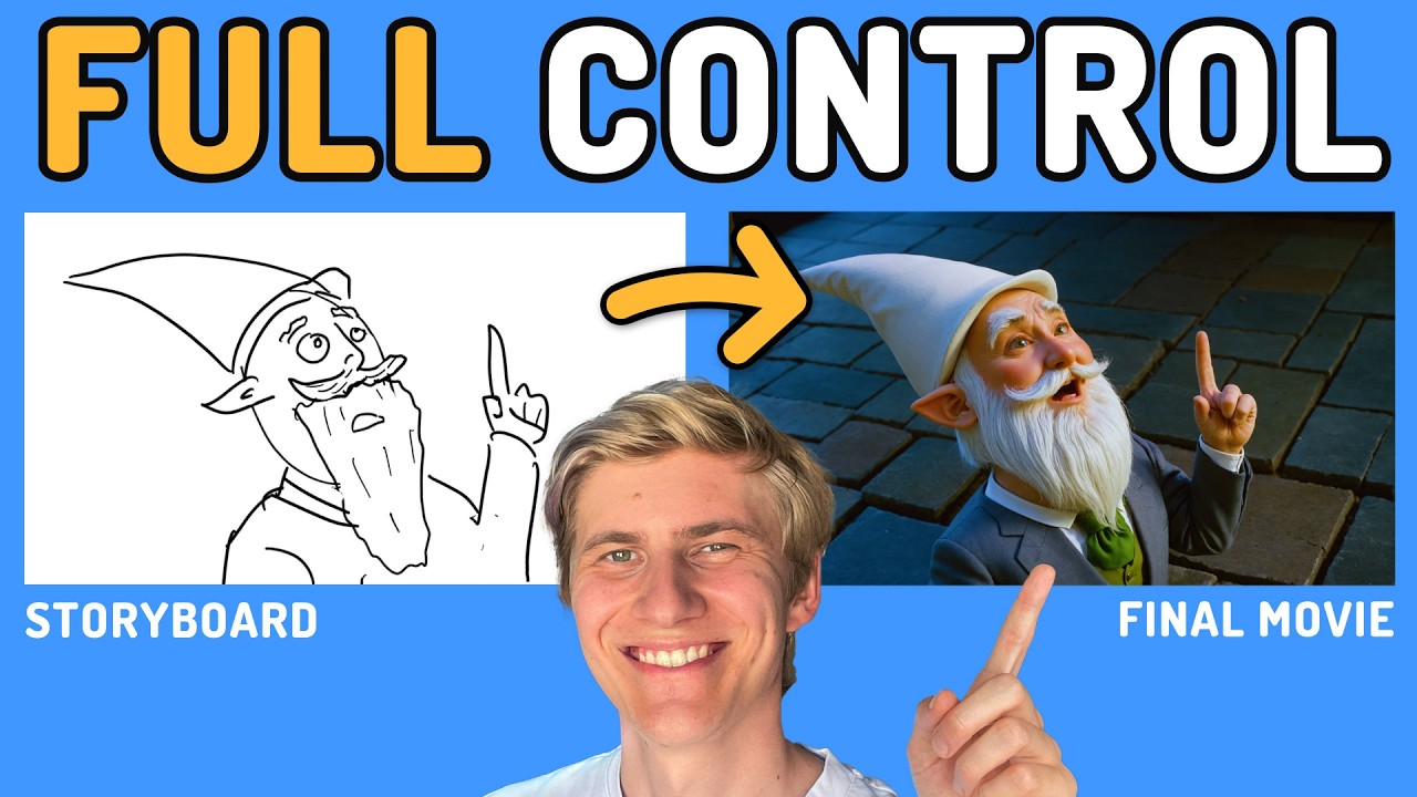 Новый уровень создания фильмов с использованием ИИ: превратите свои наброски раскадровки в ФИЛЬМЫ!