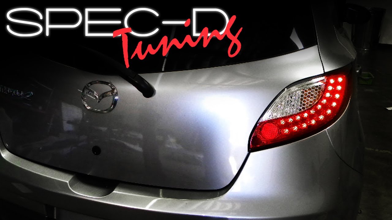 SPECDTUNING INSTALLATION VIDEO: 2011 MAZDA 2 LED TAIL LIGHTS
