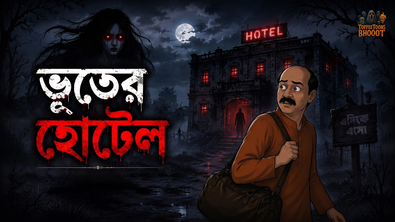 Bhooter Hotel | ভূতের হোটেল | Grambanglar Vuter Golpo | Thakumar Jhuli | কার্টুন বাংলা | Katun