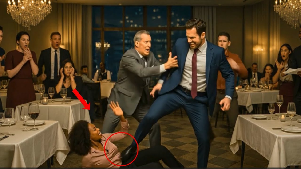 Rich CEO Kicked Black waitress in Front of Everyone - Never Expected Who Stood Up for Her