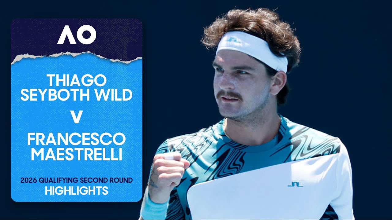Thiago Seyboth Wild v Francesco Maestrelli Highlights | Australian Open 2026 Qualifying Second Round