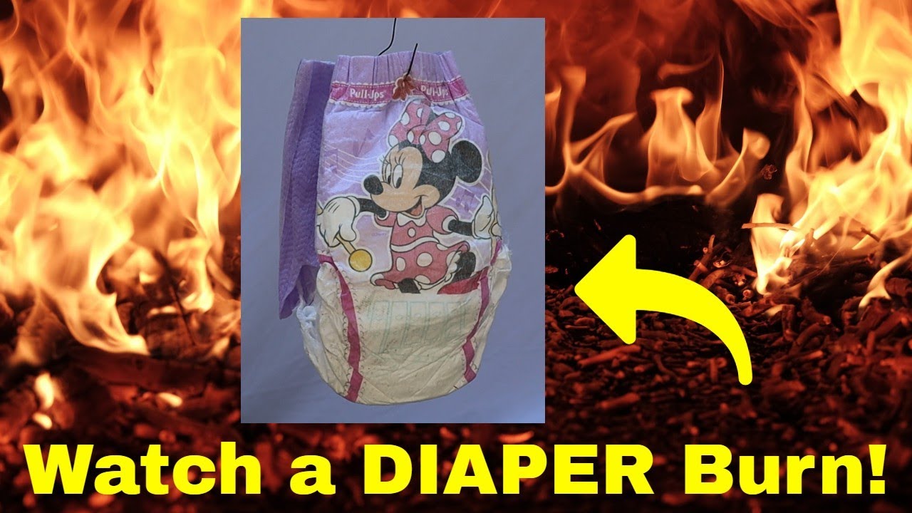 Watch a Diaper burn