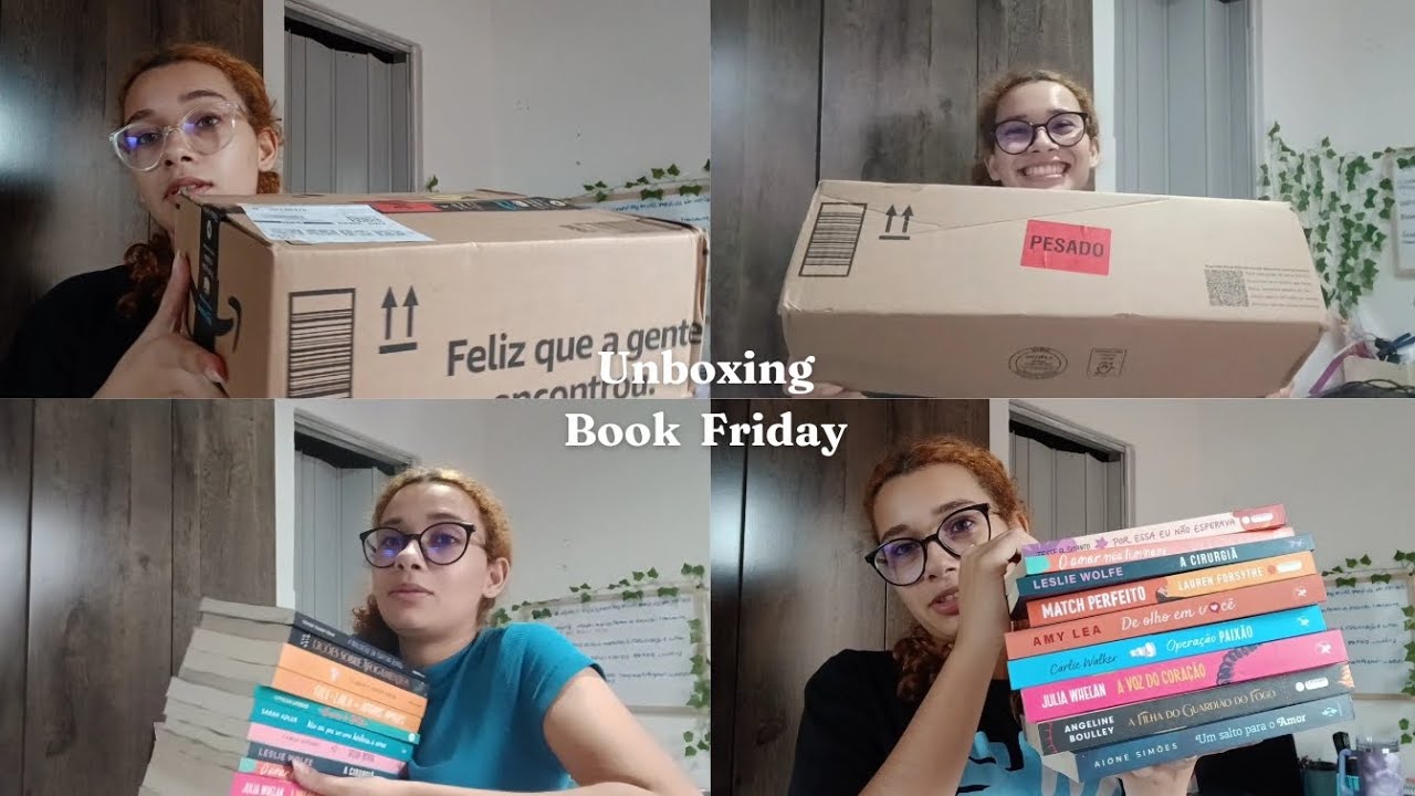 Unboxing BOOK FRIDAY (último Unboxing de livro durante um ano)