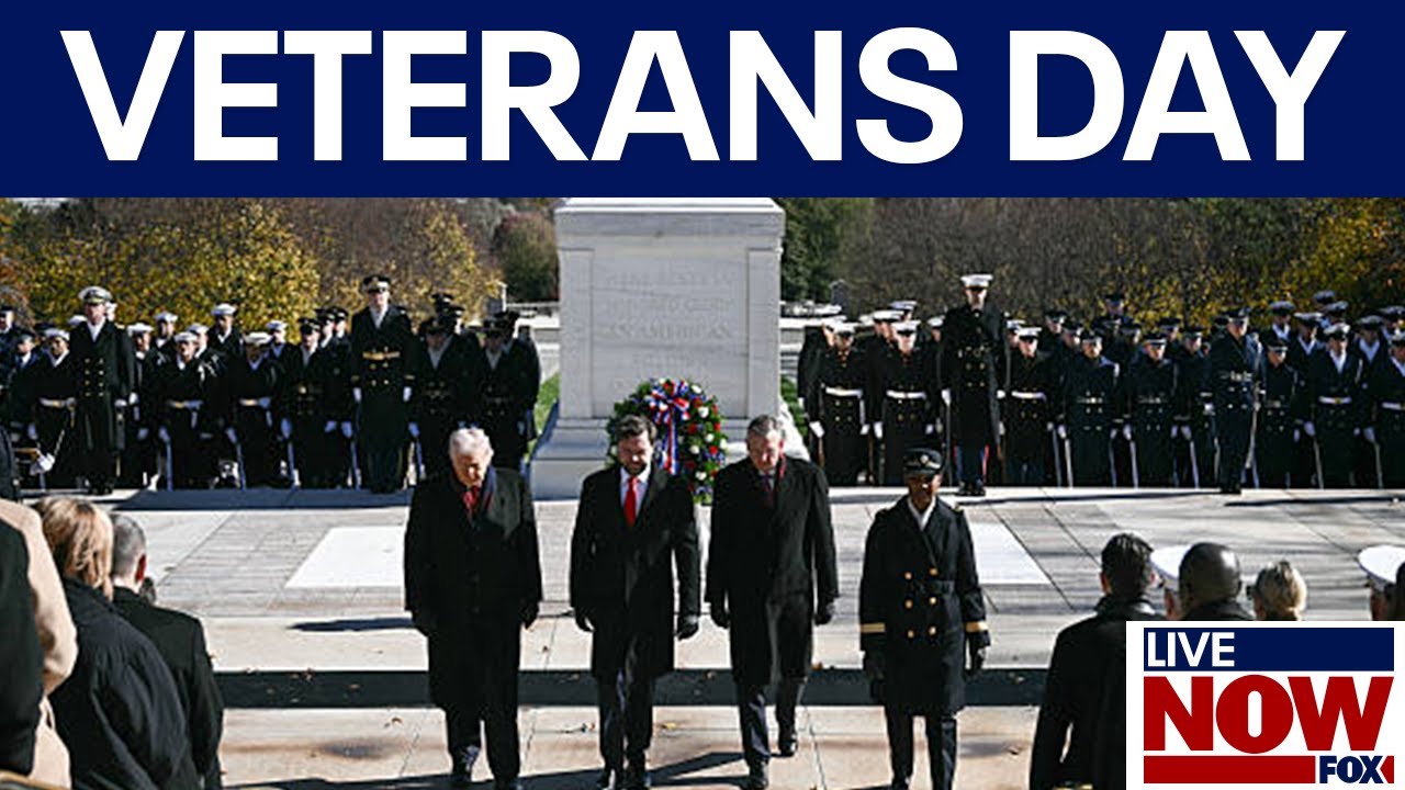 WATCH: Pres. Trump lays wreath at Arlington Natl. Cemetery for Veterans Day