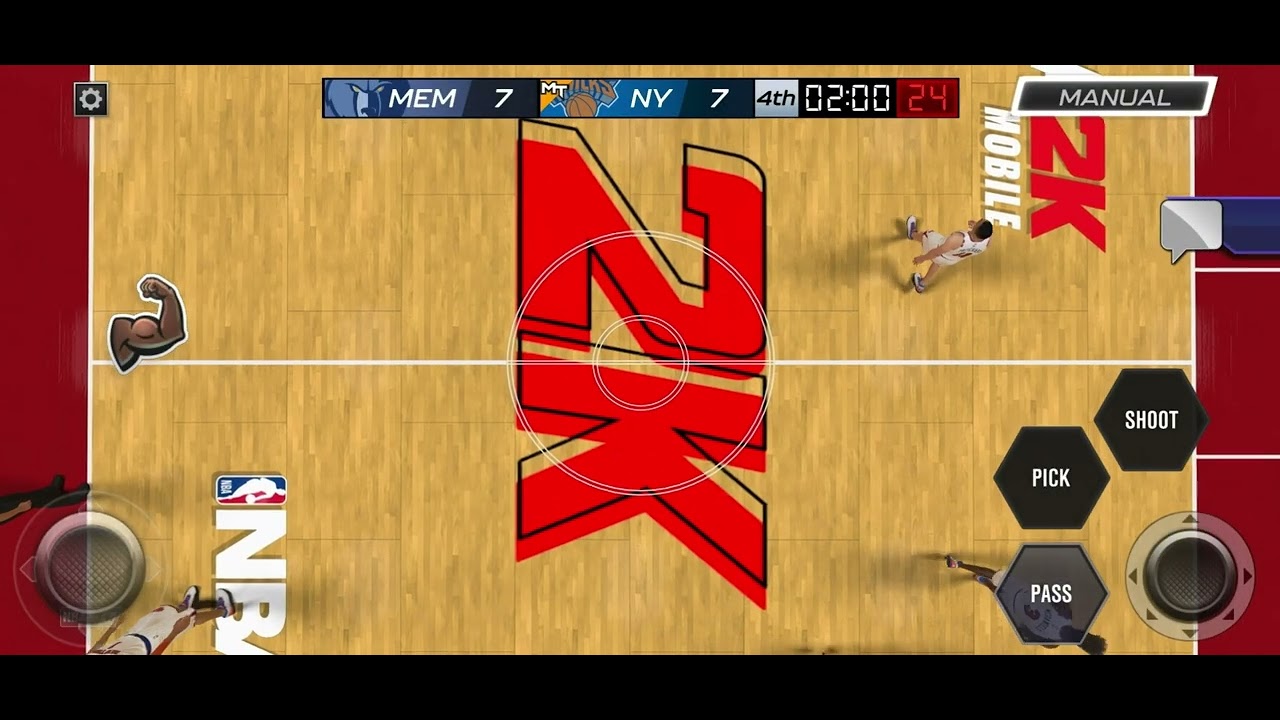 Playing NBA 2K mobile