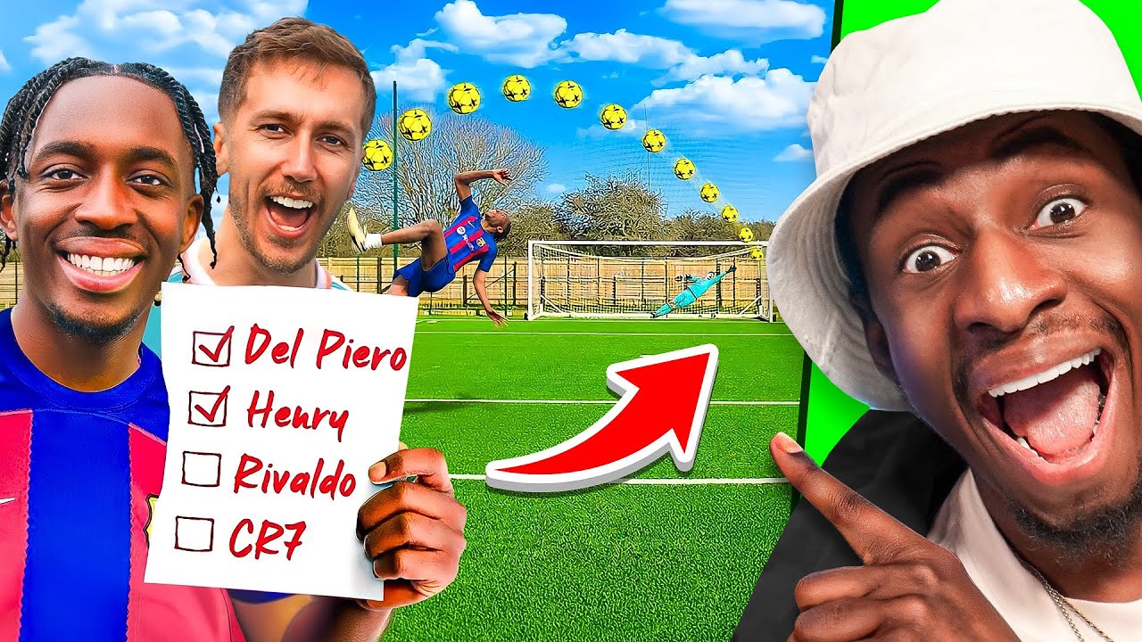 TBJZL Reacts to Recreating Amazing Champions League Goals with Miniminter!