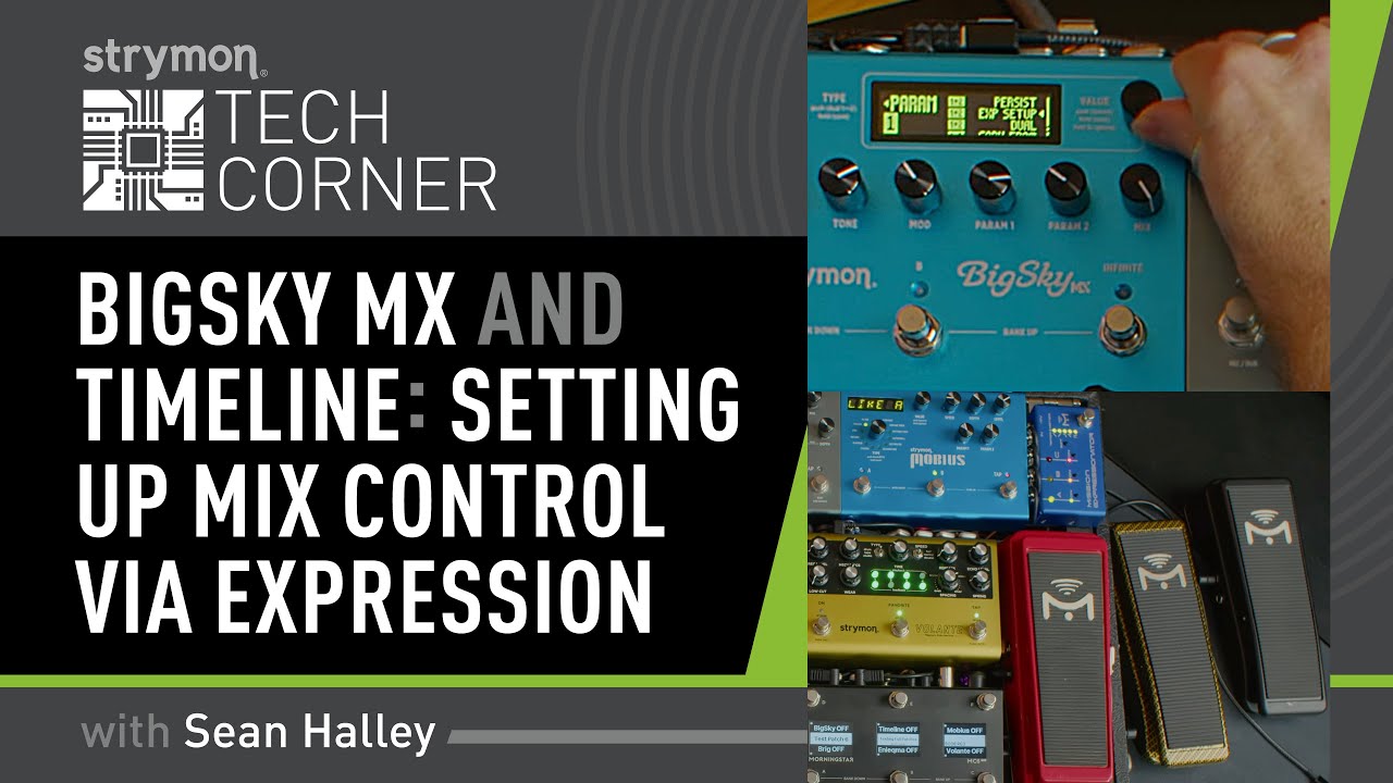 Strymon Tech Corner: Configuring Expression Pedals For BigSky MX and Timeline