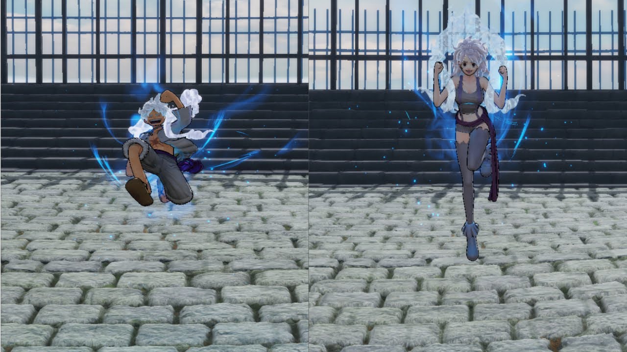 ONE PIECE Luffy And Bonney Gear 5 Moveset
