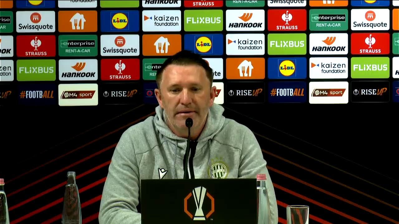 Fradi M&eacute;dia | FTC&ndash;Braga: a Ferencv&aacute;ros meccsnap előtti sajt&oacute;t&aacute;j&eacute;koztat&oacute;ja