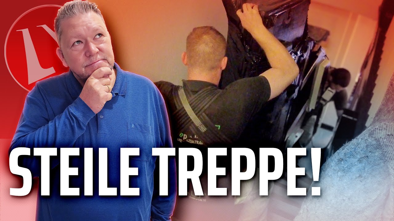 Steinway Flügeltransport - Eine steile Treppe hinunter!  - Maiwald - Klavier & Flügel - Vlog 7