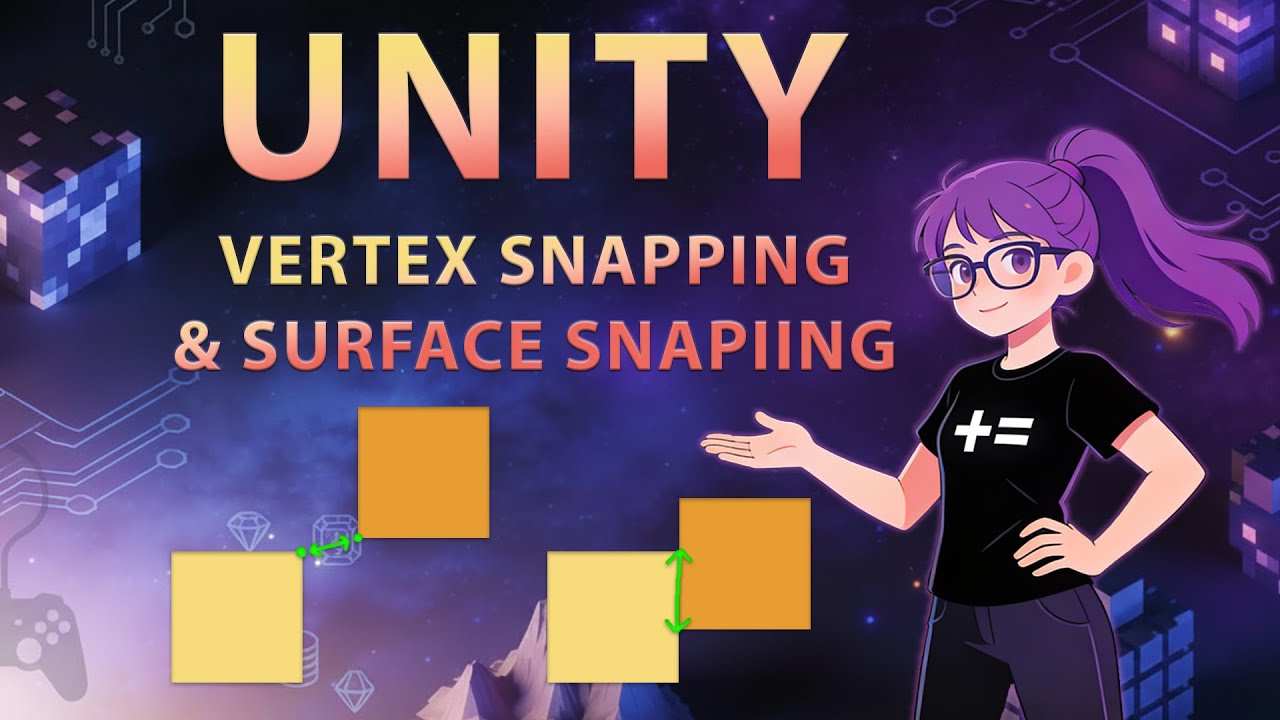 Unity 6.3 Vertex & Surface Snapping – Perfect Object Placement/Align Game Objects Surfaces Together