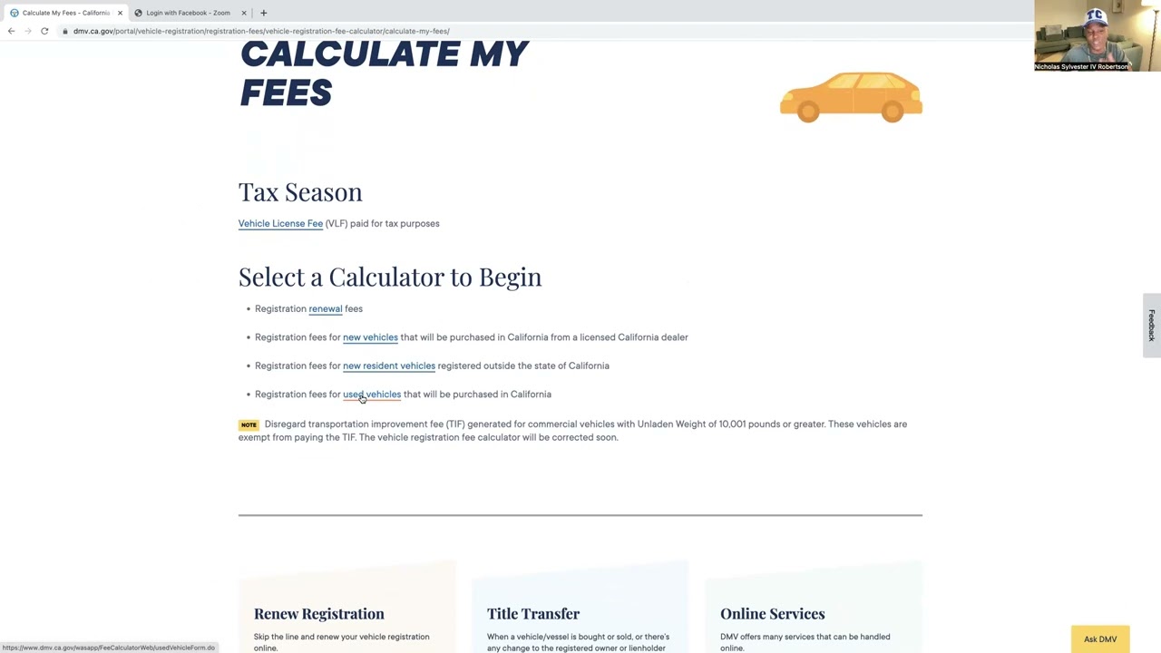 How to Calculate DMV Registration Fees