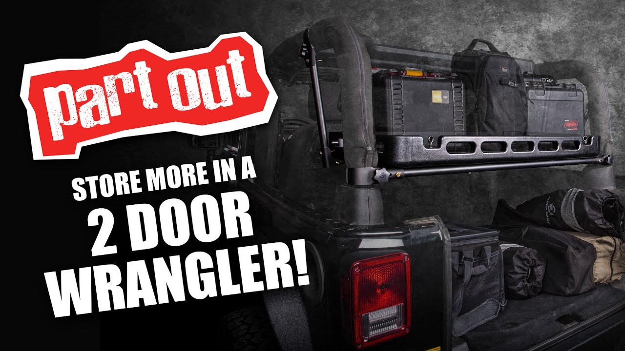 Fit more in a Two Door Wrangler - Tray Storage | Bestop