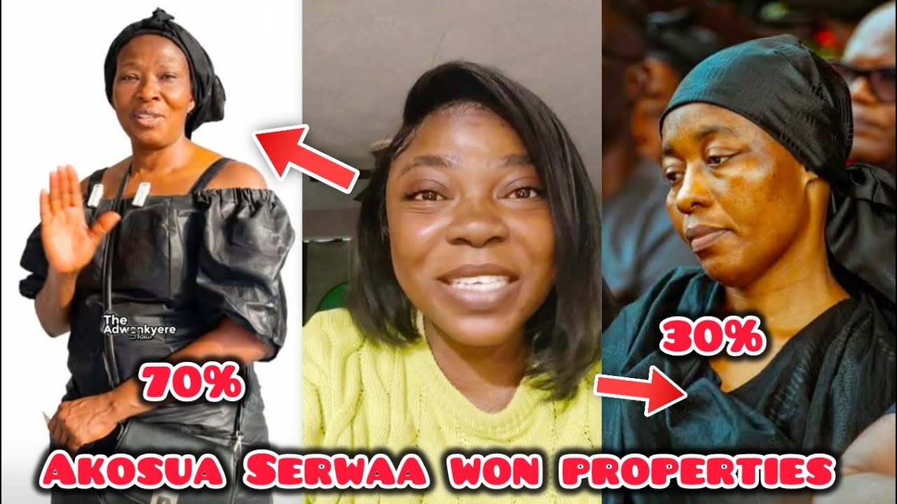 God of Akosua Serwaa finally speaks Akosua Serwaa to won 70% of his properties-evidence confirmed 