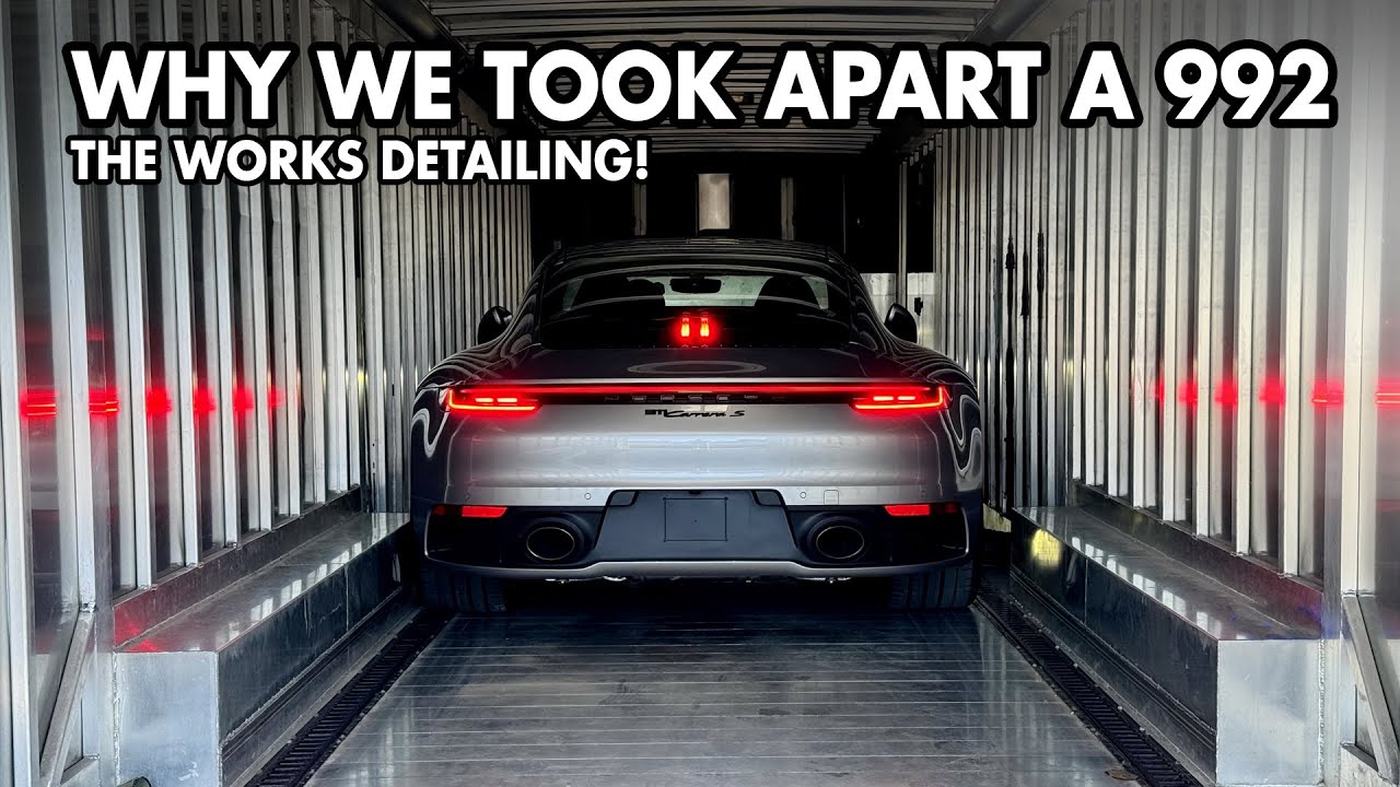 Rust Removal From New Porsche 992 What?! Full Meal - The Works! Laser Cleaning & More!