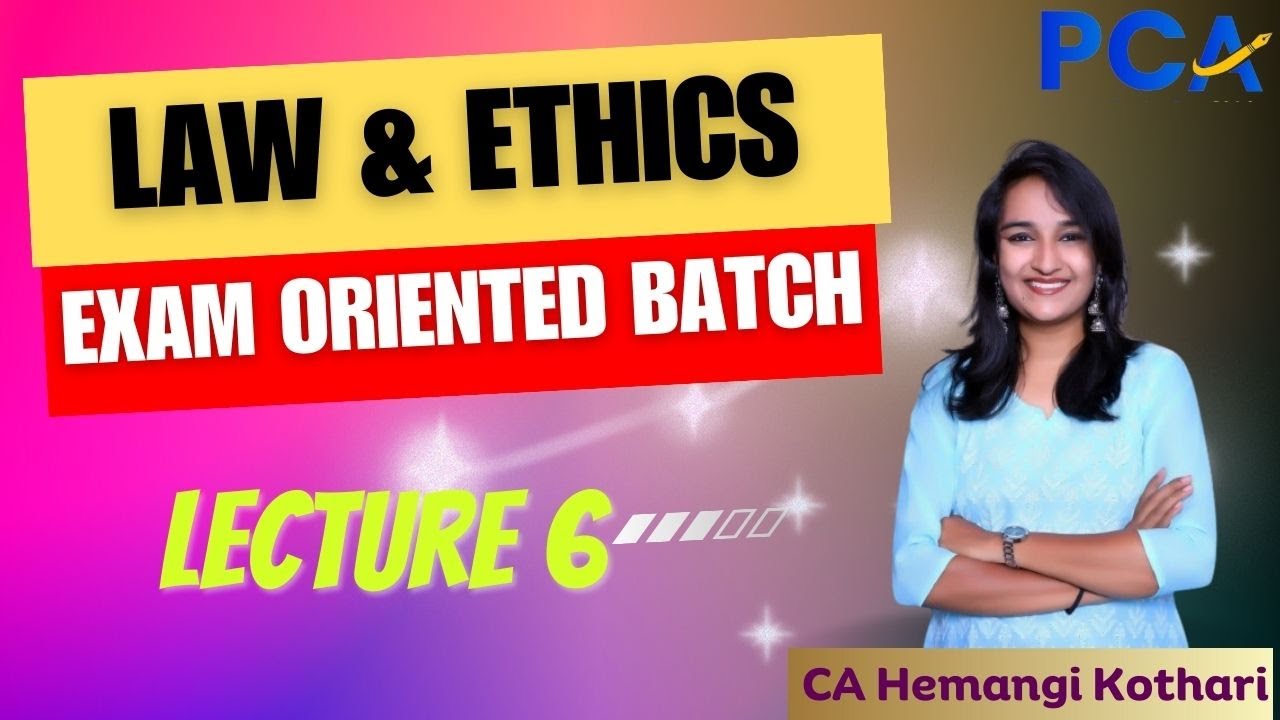 L6 - Indian Contract Act , 1872 | CA Hemangi Kothari #law #cmainter #cmastudents #education #exam