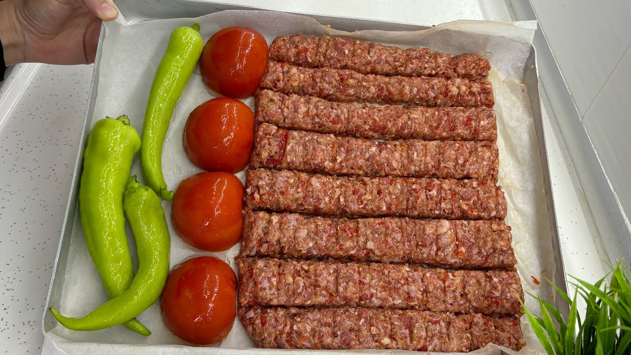 🔥 Evde Lokanta Usulü Tepside ADANA KEBABI Tarifi 👩‍🍳 Tepsi Adana Kebabı Nasıl Yapılır❓