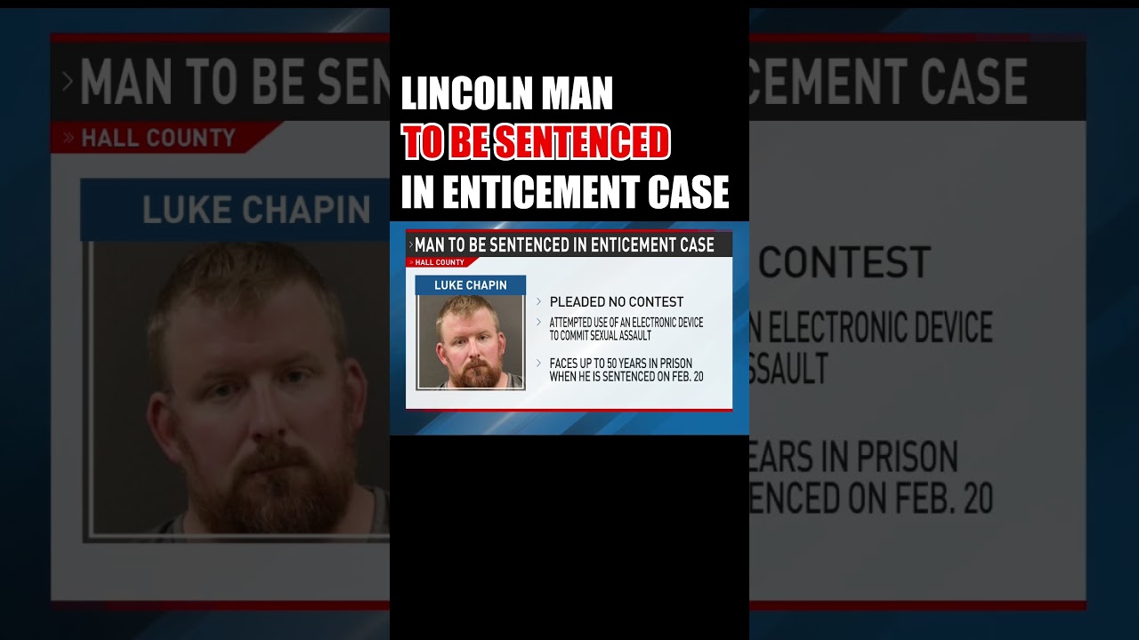 Man accused in enticement case to be sentenced #shorts #crime #news